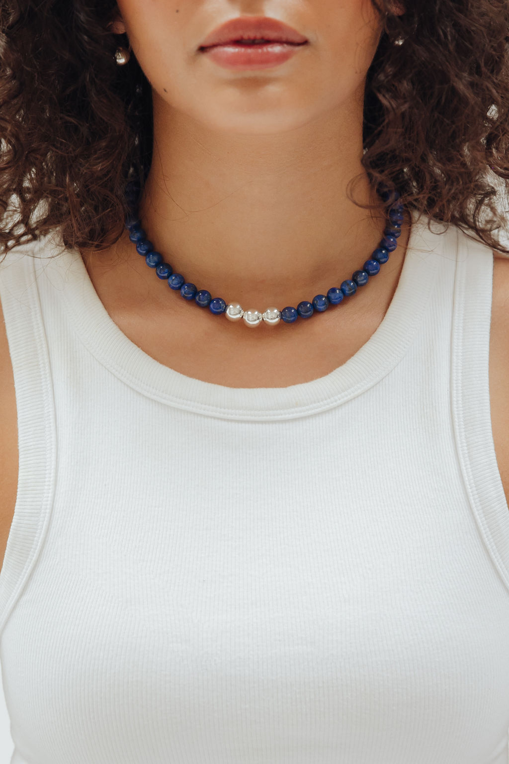 Karmelia Lapiz Lazuli Necklace