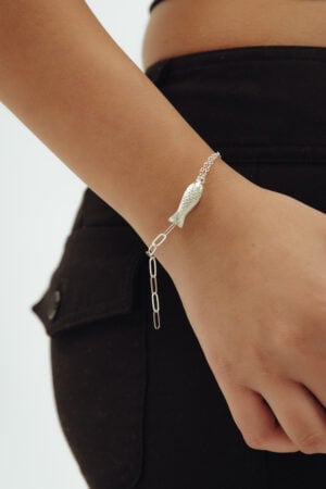 Silver Pez Bracelet