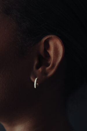 NATURAL DIAMOND HOOPS