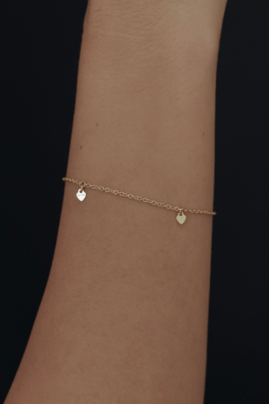 Falling Hearts Bracelet