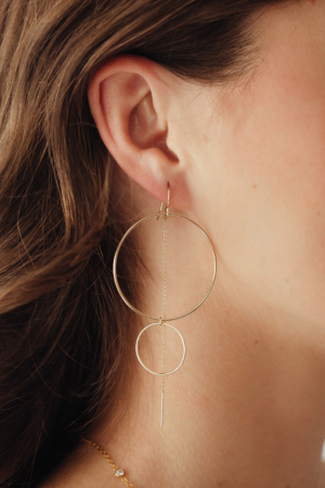 Double Hoop Earring