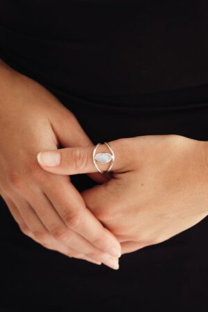 Moonstone Thumb Ring