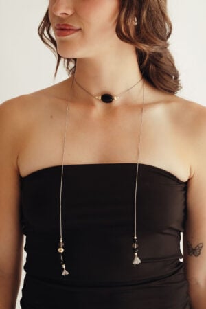 Noir Cord Wrap Necklace/Belt