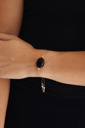 Noir Cord Bracelet