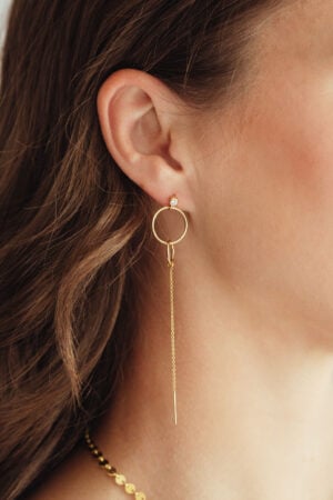 Mini Double Hoops