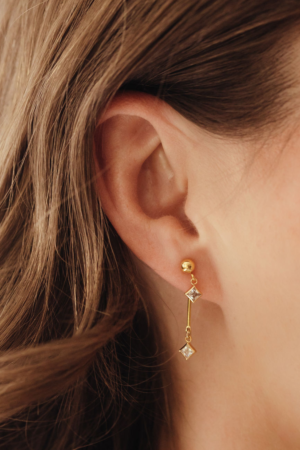 Gem Drape Earrings